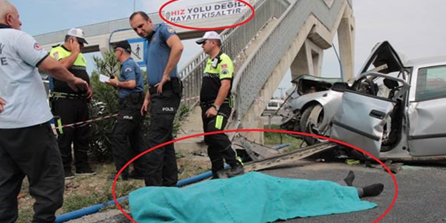 Trafik kazasında acı tesadüf! Tam dibinde öldü