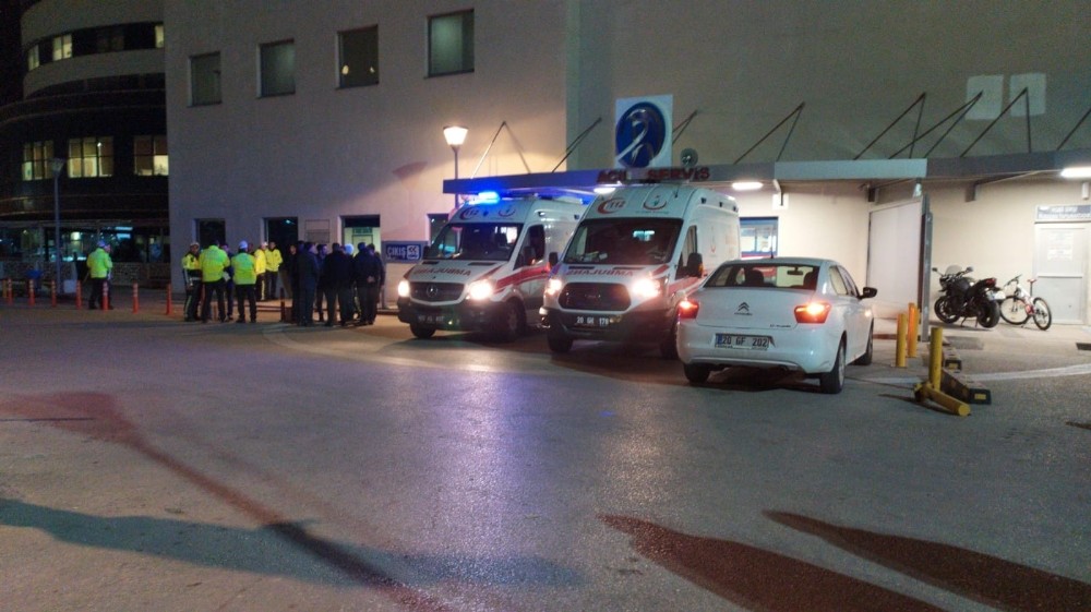 Trafik kontrolü yapan polise otomobil çarptı 