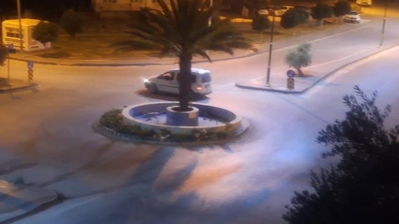 Trafik magandası mahalleliyi çileden çıkardı! 3 saat drift attı