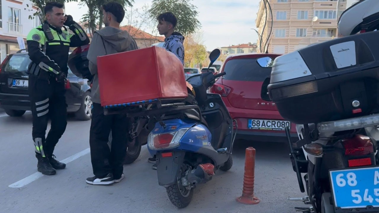 Trafik polisinin durdurduğu gence rekor ceza!