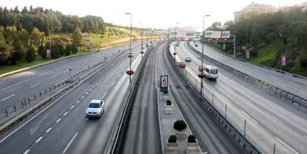 Trafik yoğunluğu yüzde 1'e düştü