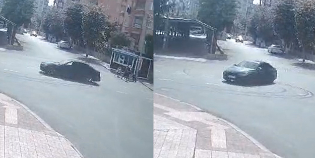 Trafikte attığı drift 50 bin liraya mal oldu!