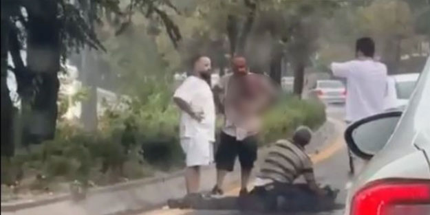 Trafikte çıkan kavgada yanlışlıkla karısını öldürdü! Korkunç anlar kaydedildi