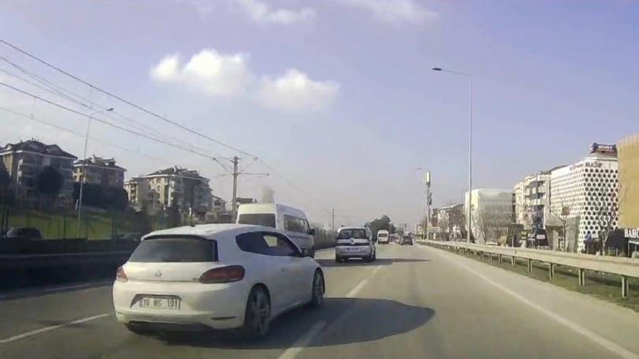 Trafikte makas atan maganda kamerada