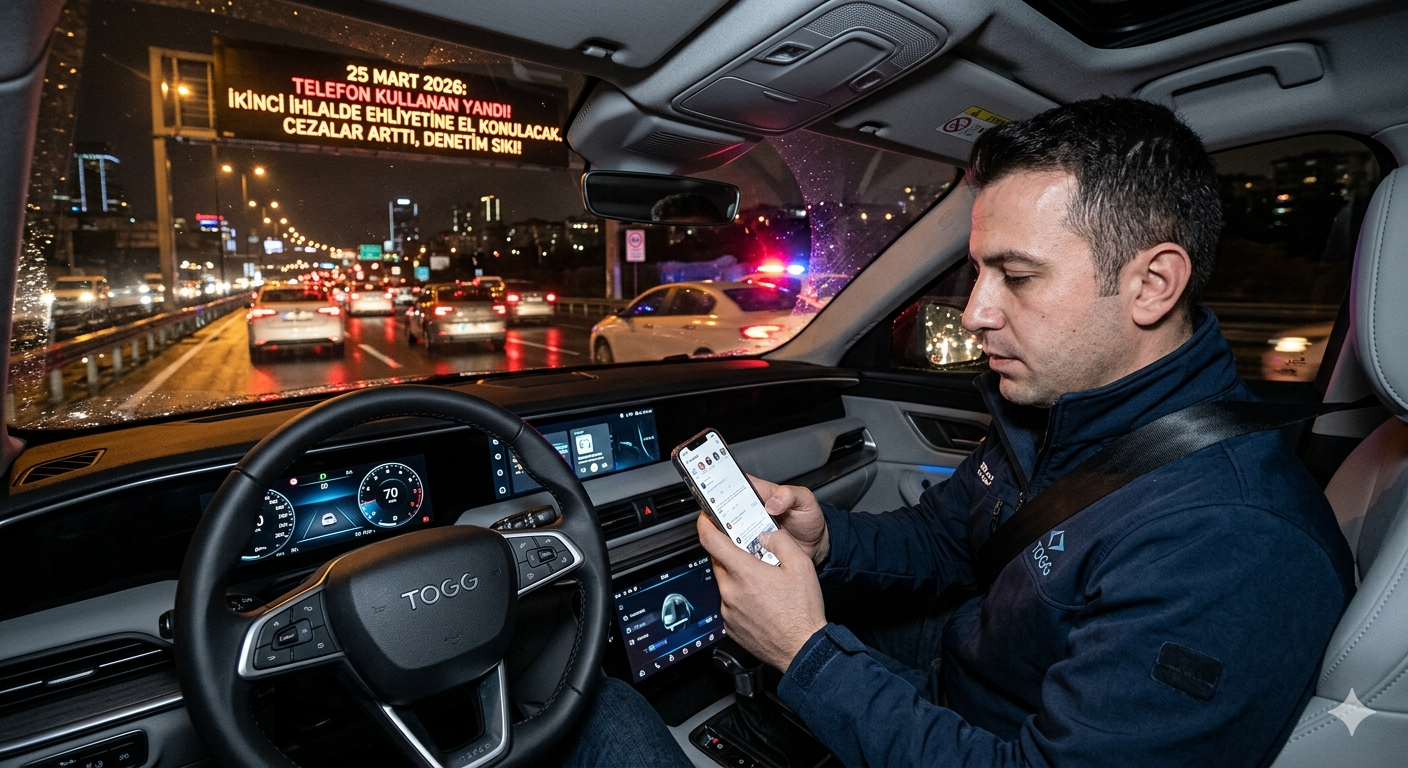 Trafikte "Sıfır Tolerans" dönemi: Telefonla oynayanın ehliyeti yanacak!