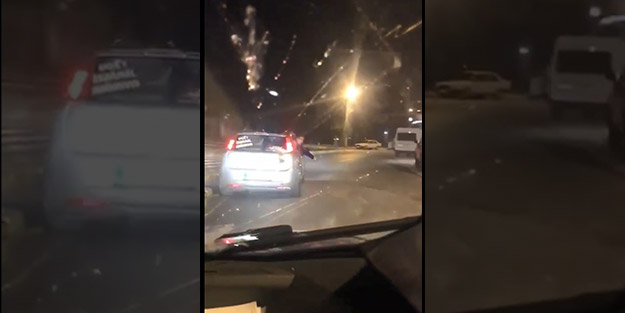 Trafikte yumurtalı saldırı cezasız kalmadı