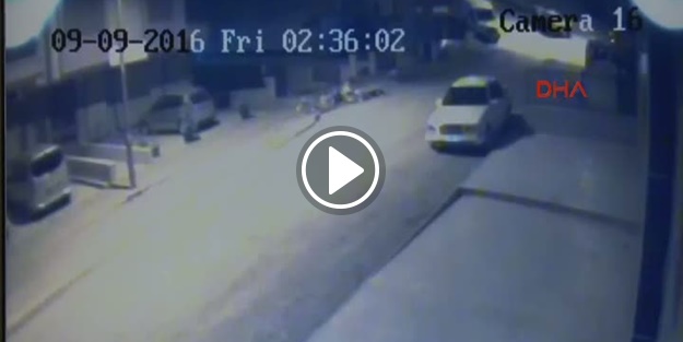 Traktör hırsızlığı güvenlik kameralarına yansıdı