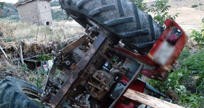 Traktörün altında kalarak can verdi