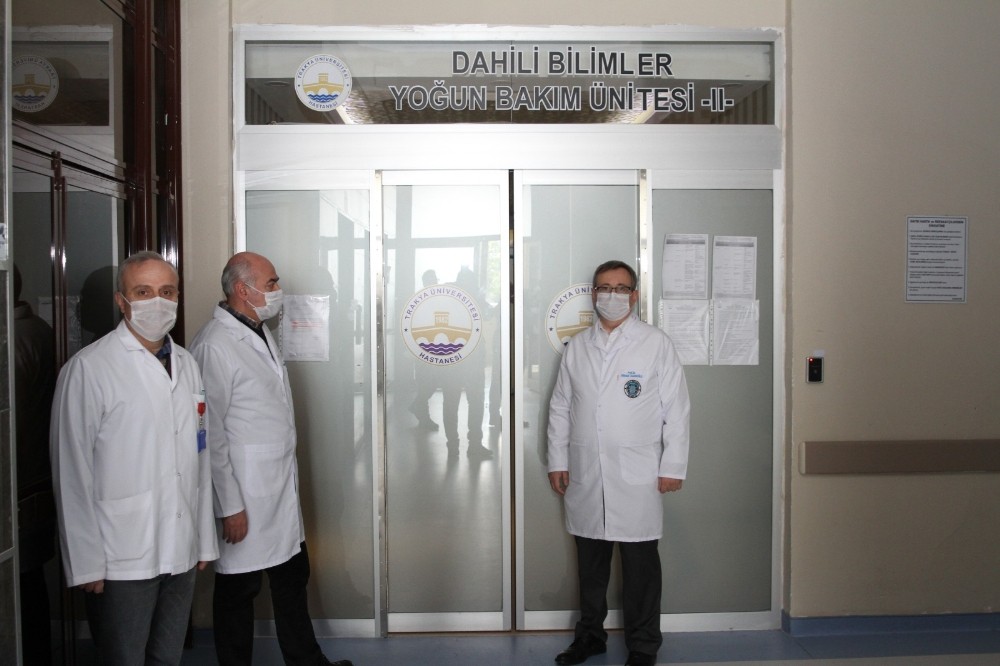 Trakya Üniversitesi Hastanesi’nin 20 yataklı yeni solunum yoğun bakım ünitesi hasta kabulüne başladı 