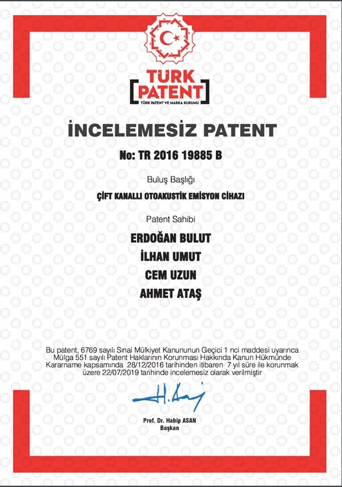 Trakya Üniversitesi Uluslararası İşitme Çalışmaları Uygulama ve Araştırma Merkezi’nden patent başarısı 