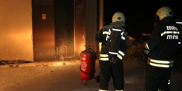 Trakya Üniversitesi'nde yangın!