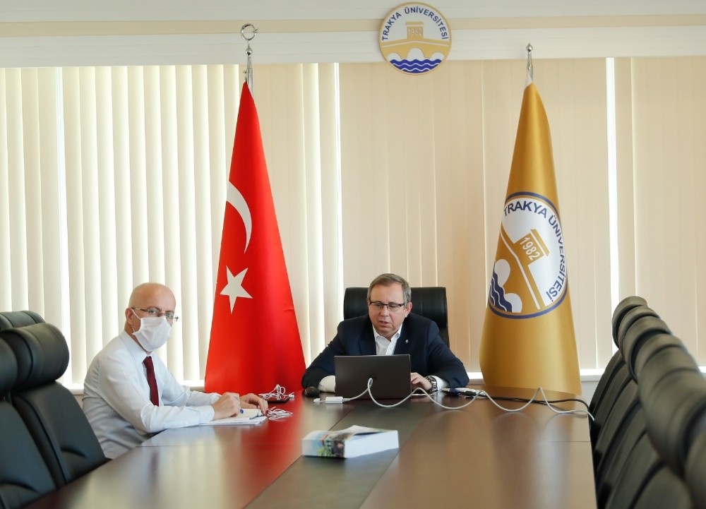 Trakya Üniversitesi’nin öğrenci senatosu dijital ortamda toplandı 