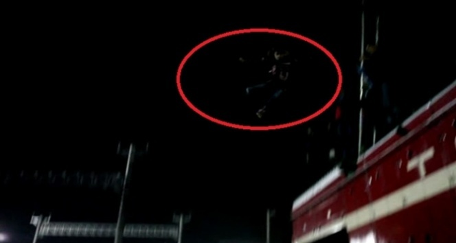 Tren garında intihar girişimi