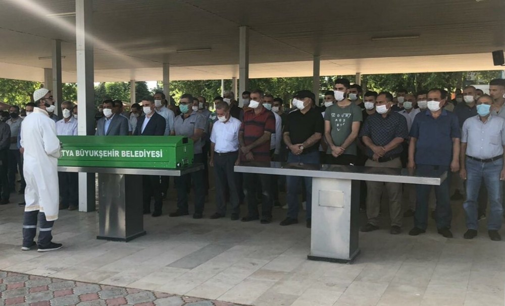 Tren kazasında hayatını kaybeden makinist defnedildi 