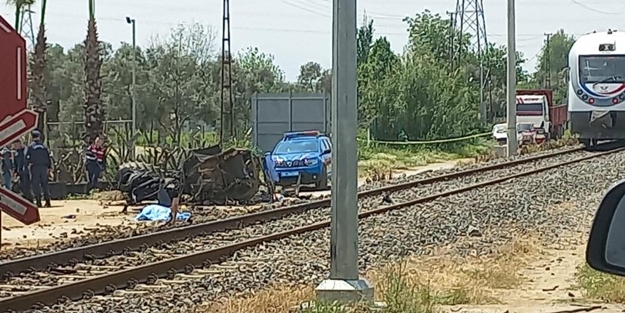 Tren traktörü biçti: 1 ölü!