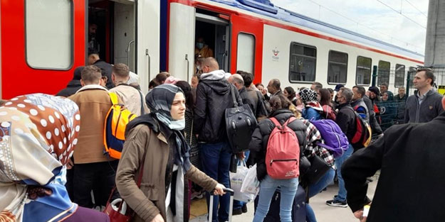 Tren yolculuğuna yüzde 200 talep