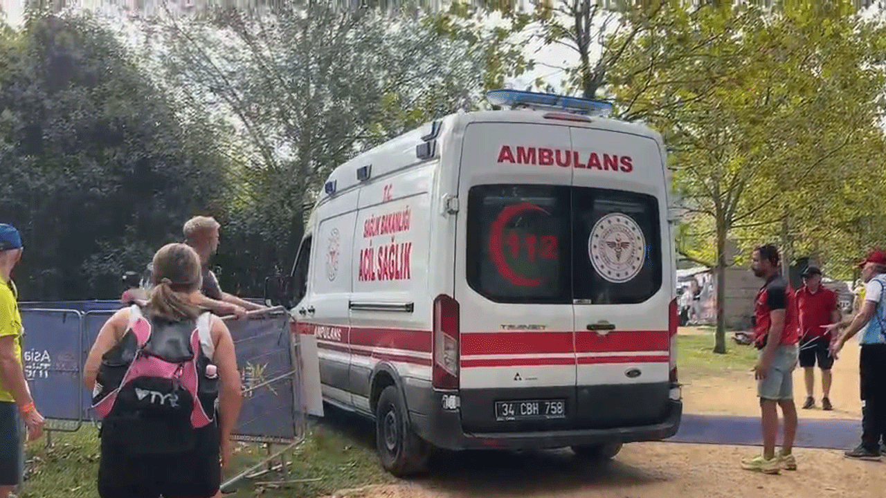 Triatlon şampiyonasında şok! 64 yaşındaki sporcu fenalaştı