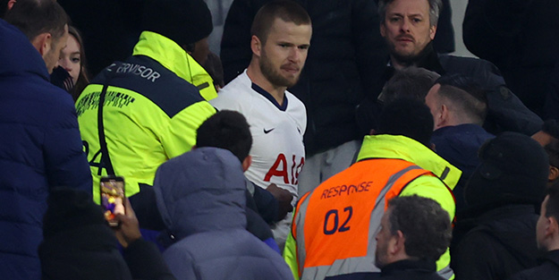 Tribünde taraftar kovalayan Eric Dier'in cezası belli oldu