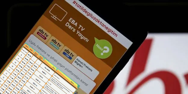 TRT EBA TV ilkokul ortaokul lise ders programı 16 Şubat Salı EBA TV canlı ders saatleri