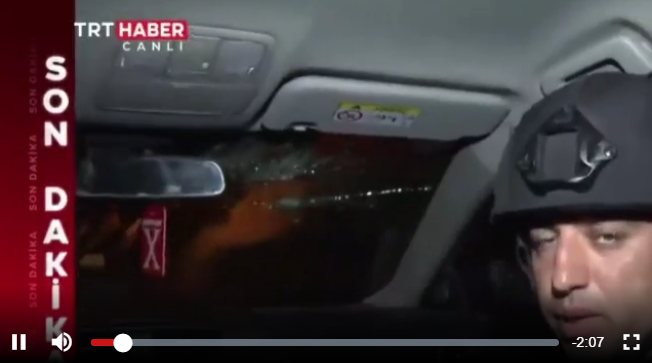 TRT muhabirlerine İsrail'de saldırı