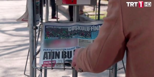 TRT'deki Milat dizisinde dikkat çeken 'AKİT' ayrıntısı