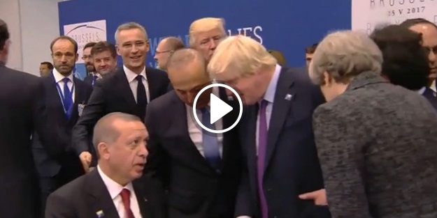 Trump, çaktırmadan Erdoğan ile May'in sohbetini dinledi