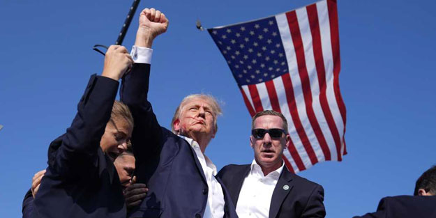 Trump eleştirilere cevap verdi: Demokrasi için kurşun yedim