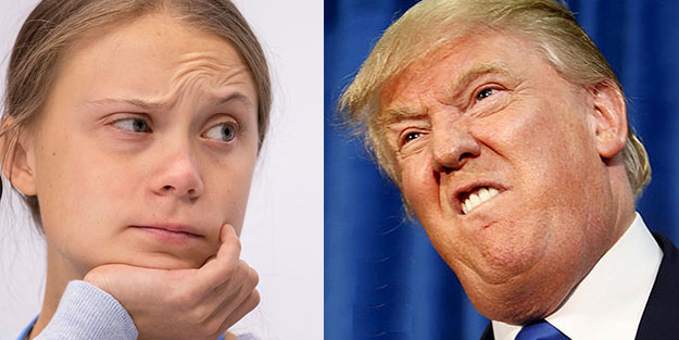 Trump Greta'yla fena kafa buldu!