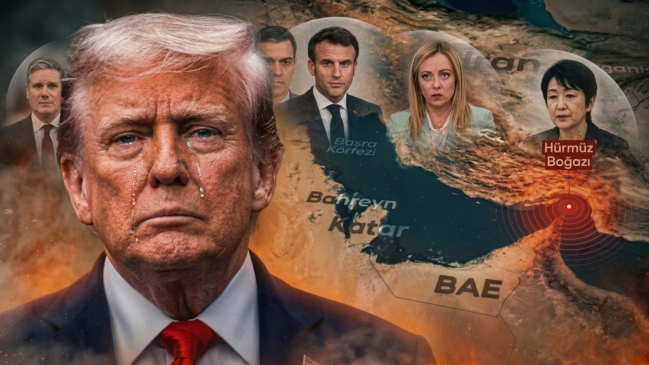 Trump Hürmüz’de yapayalnız! Müttefik arıyor ama bulamıyor!