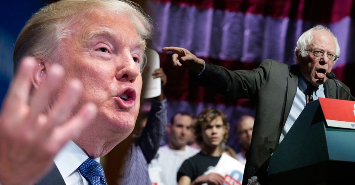 Trump ile Sanders arasında 'çılgın' tartışması