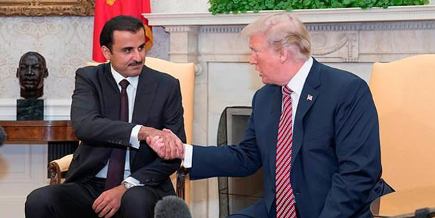 Trump Katar Emiri'ne teşekkür etti