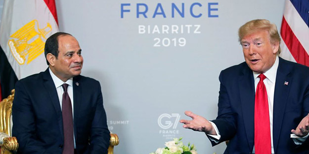 Trump, kuklası Sisi'ye böyle seslendi: Benim en favori diktatörüm nerede?