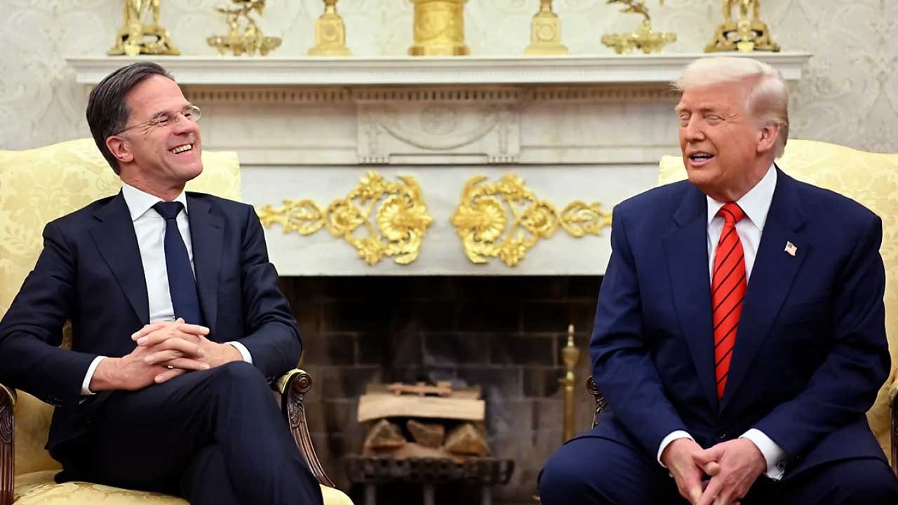 Trump "NATO'dan çıkabiliriz" demişti! Rutte soluğu Beyaz Saray'da aldı
