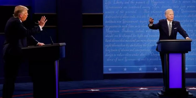 Trump ve Biden canlı yayında sınav verecek