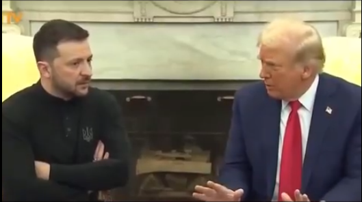 Trump-Zelenskiy tartışmasına Erzurum şiveli dublaj! Sosyal medyada olay oldu