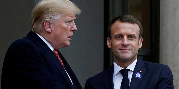 Trump'a Fransa'dan tokat gibi yanıt: Sen burnunu sokma