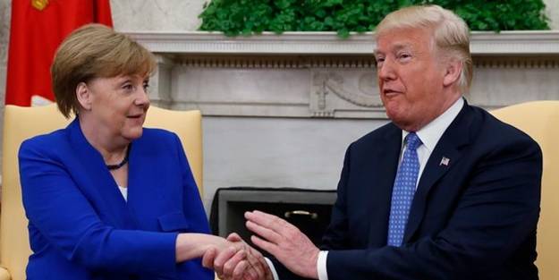 Trump'dan ilginç Merkel açıklaması! Putin ile anlaştığında bakın ne göndermiş