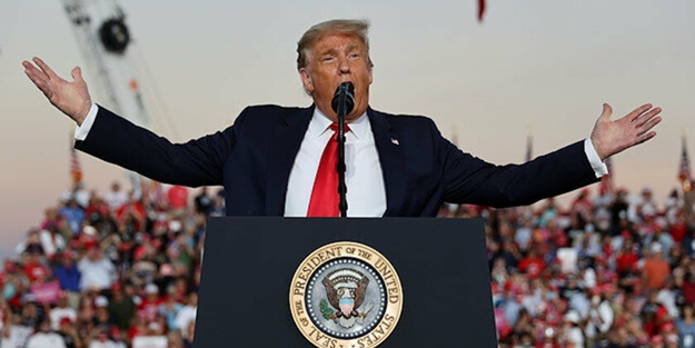 Trump'ın mitinginde hareketli dakikalar! F-16 müdahale etti...