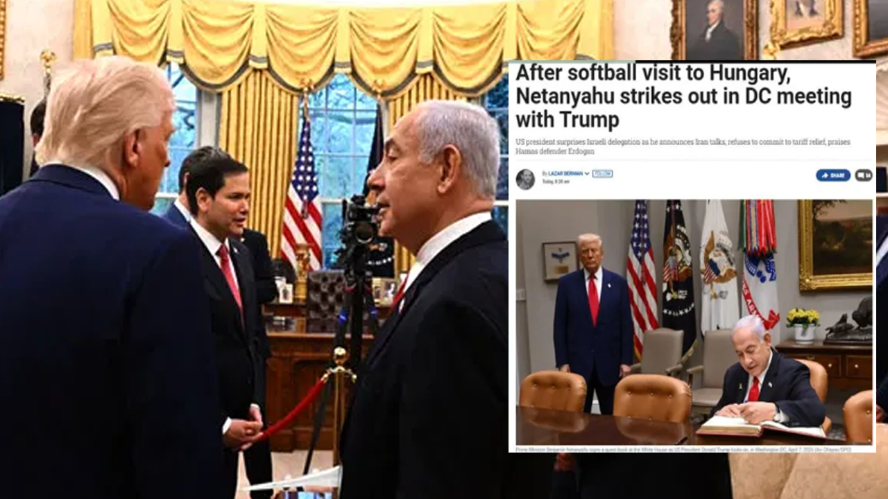 Trump'ın 'Erdoğan' sözleri sonrası İsrail basını Netanyahu ile alay ediyor!