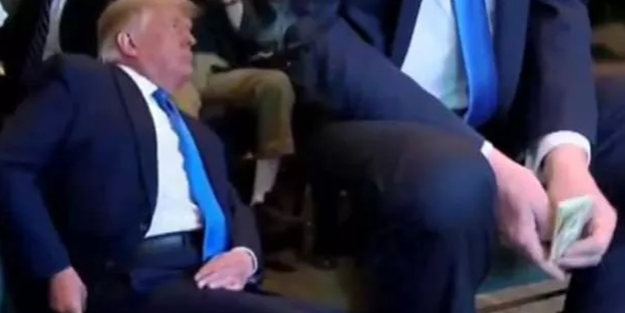 Trump'ın kilisede yaptığı şey gündem oldu! 