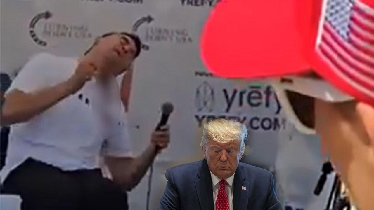 Trump’ın siyonist kankası keskin nişancı tarafından boynundan vuruldu! Trump ve Netanyahu dua istedi