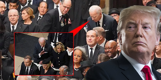 Trump'tan Biden'a gönderme: Ben başkan olsam oraya oturtamazlardı