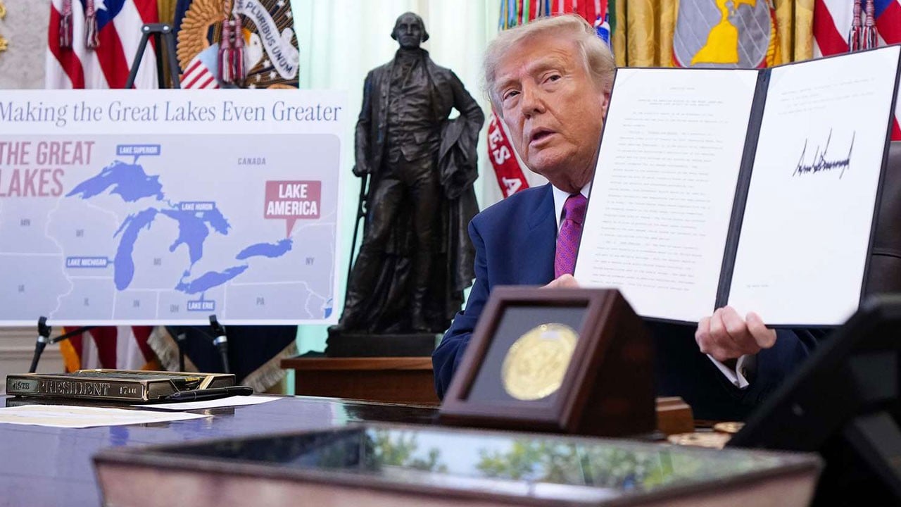 Trump’tan çok konuşulacak karar! Ontario Gölü’nün adını "Amerika Gölü" yaptı