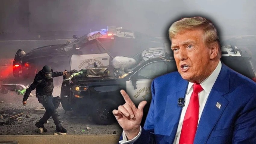 Trump’tan iç savaş açıklaması: Daha fazla asker göndereceğim, tükürürlerse vururuz!