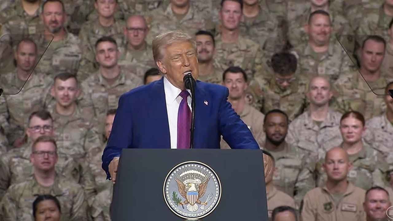 Trump'tan 'İran'a askeri saldırı' açıklaması