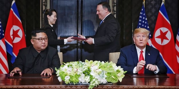 Trump'tan Kim Jong'a: Seni eve bırakabilirim