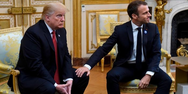 Trump'tan Macron hakkında şok sözler: Dokunduğu her şey b.ka sarıyor