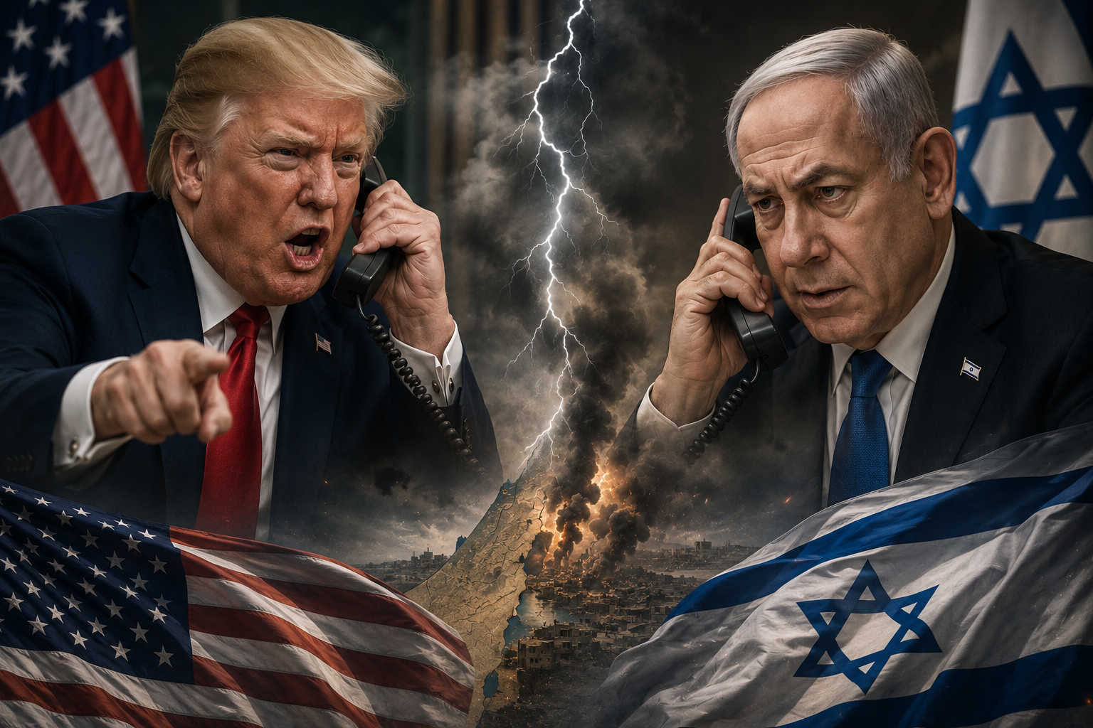 Trump'tan Netanyahu'ya Sert Çıkış: "Sen Bir Delisin"