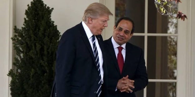 Trump'tan Sisi'ye: Benim en favori diktatörüm