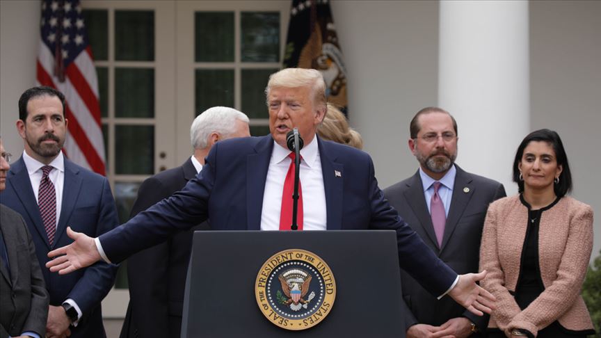 Trump'tan virüs önlemleri konusunda çıklama